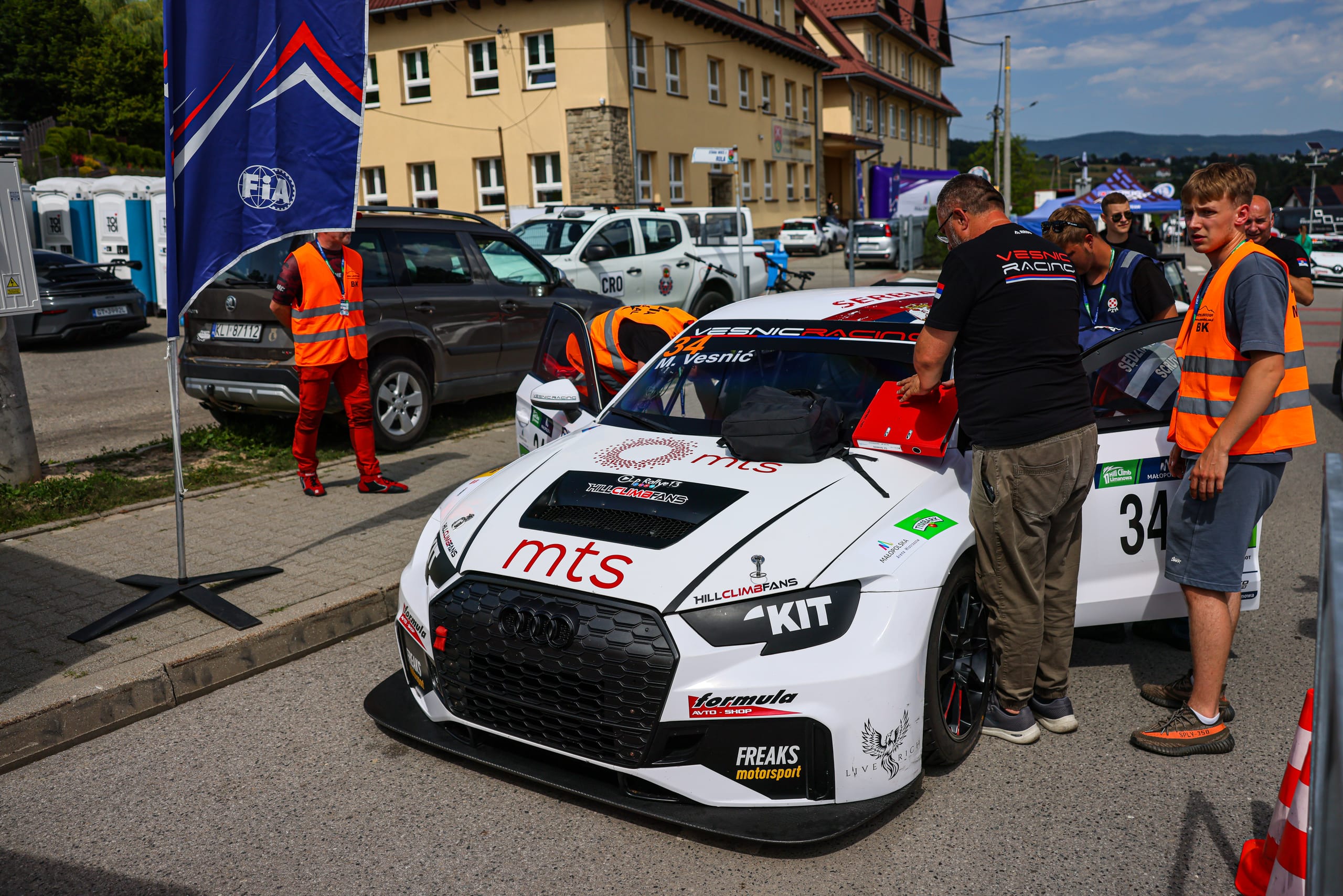 Audi #34 u FIA servisnoj zoni